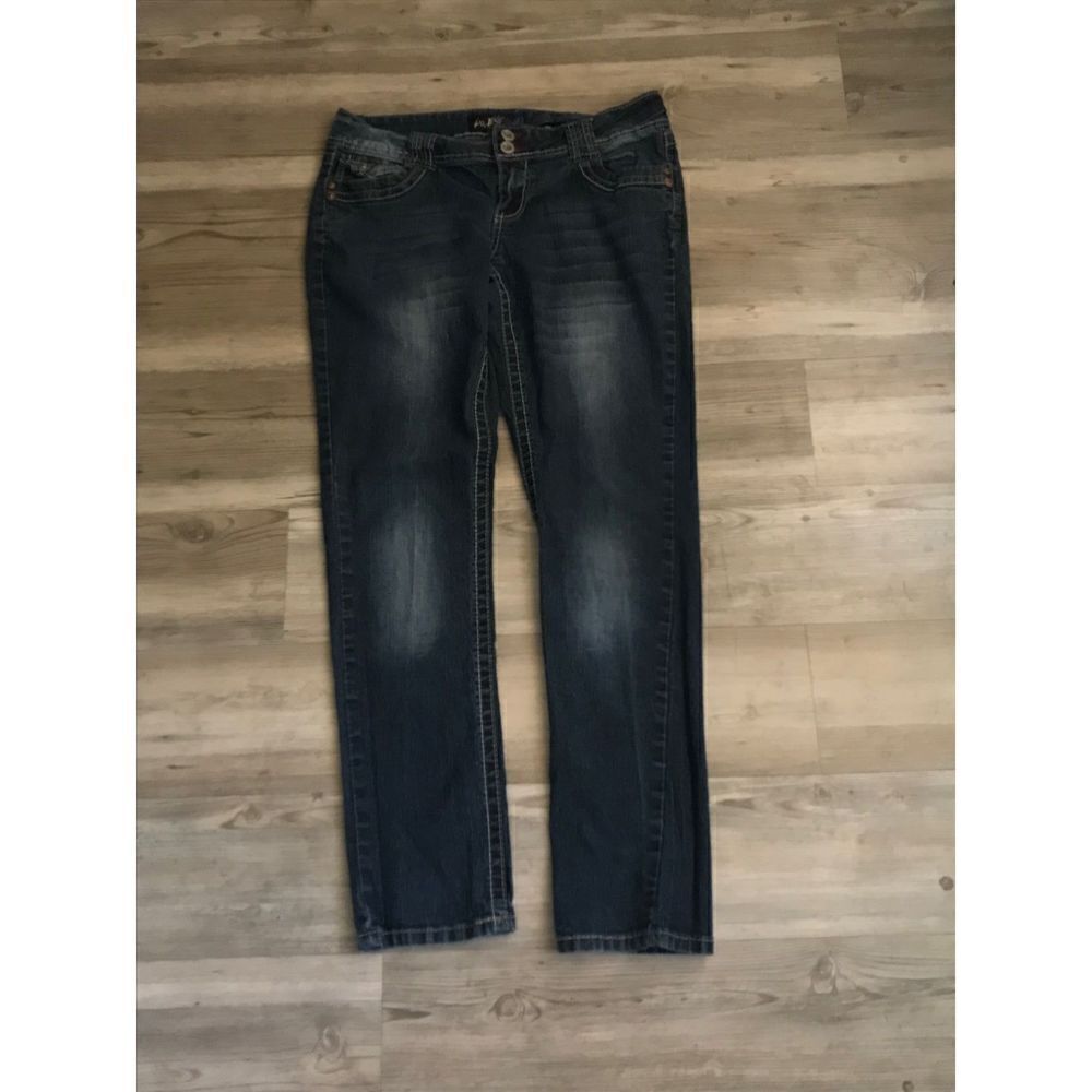 Nice Dark Denim Angels Straight Leg Jeans~Juniors Size 11
